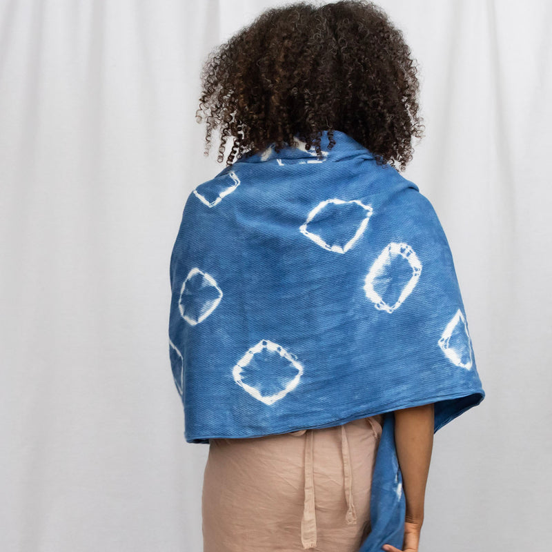 Pre-Order Simply Cozy Cotton - Indigo Diamonds