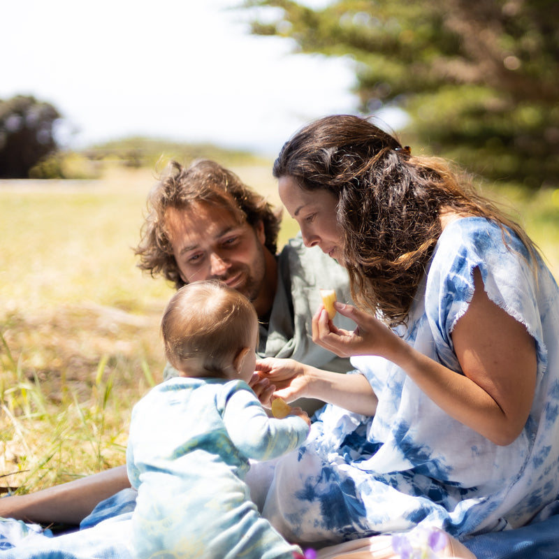 Pre-Order Surfer's Smock Linen - Hand-dyed Indigo