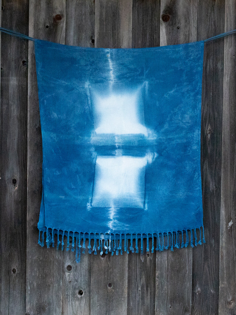 Pre-Order Simply Cozy Cotton - Indigo Sun Squares