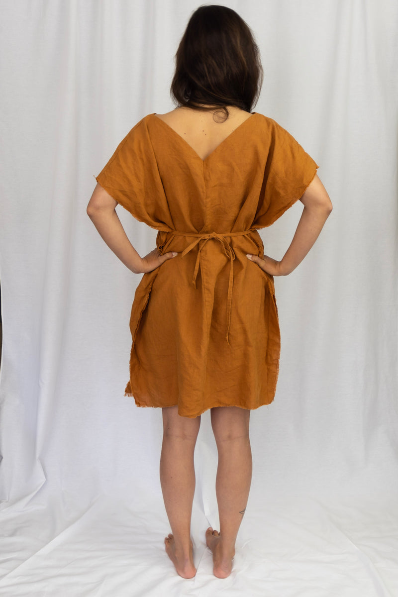 Pre-Order Surfer's Smock Linen - Mustard