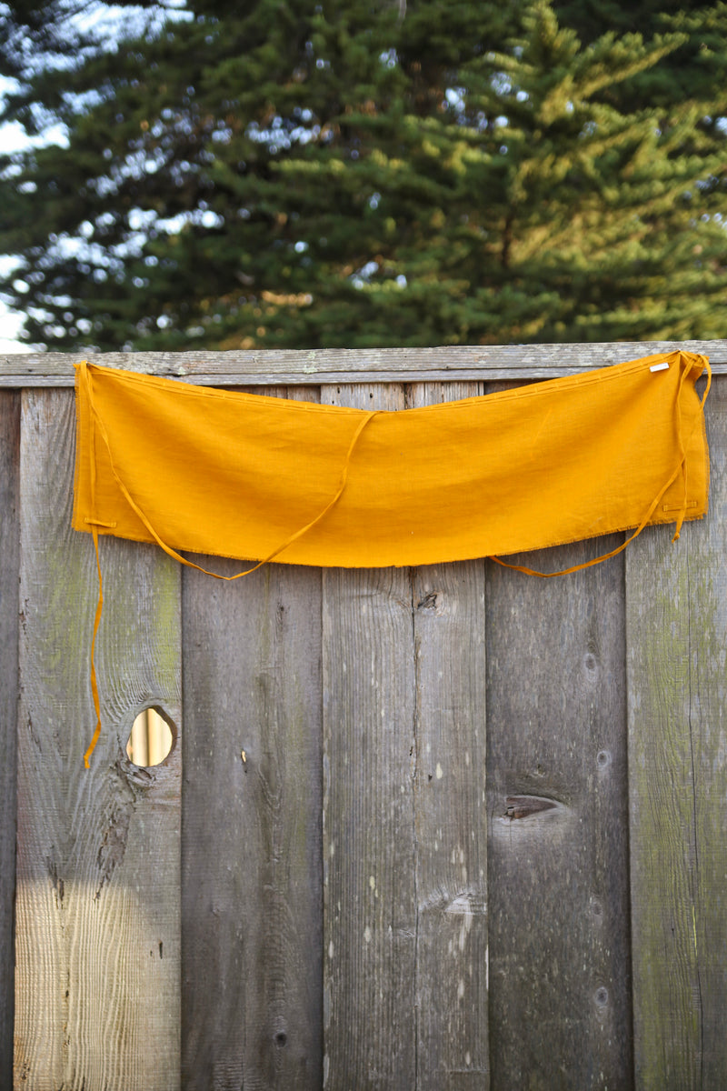 Overall Wrap Linen - Mustard